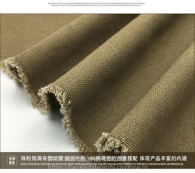 廠家現(xiàn)貨 全棉16安染色帆布 手袋鞋材沙發(fā)純棉帆布環(huán)保棉布布料