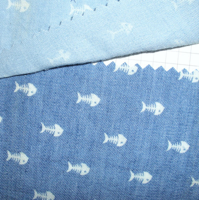 【MB4082現貨供應印魚骨牛仔布料 鞋服手袋布料】價格,廠家,圖片,棉面料,東莞市虎門鑫德隆鞋材經營部-