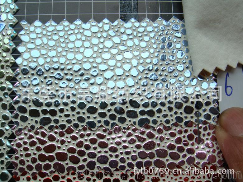 02576#七彩珠光燙石紋,鏡面pu,高固金屬pu鏡面pu鞋材手袋裝飾面料