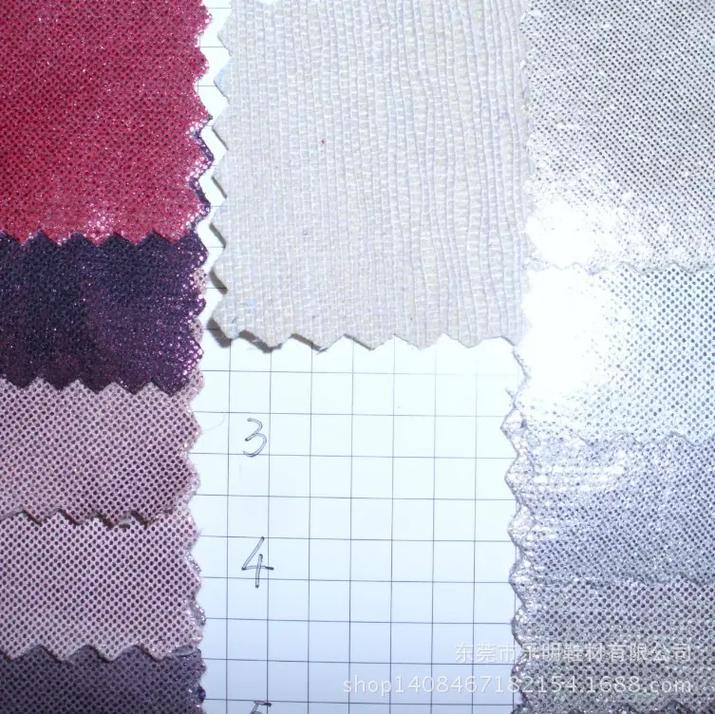 mb5081燙金小圓點仿皮絨麂皮絨 鞋材與箱包面料的革新之選